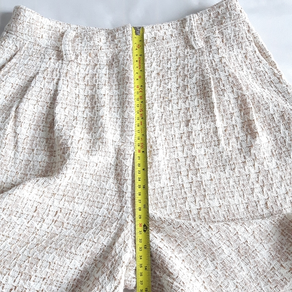 Anthropologie Avec Les Filles Tweed Pleated Shorts - Picture 10 of 15